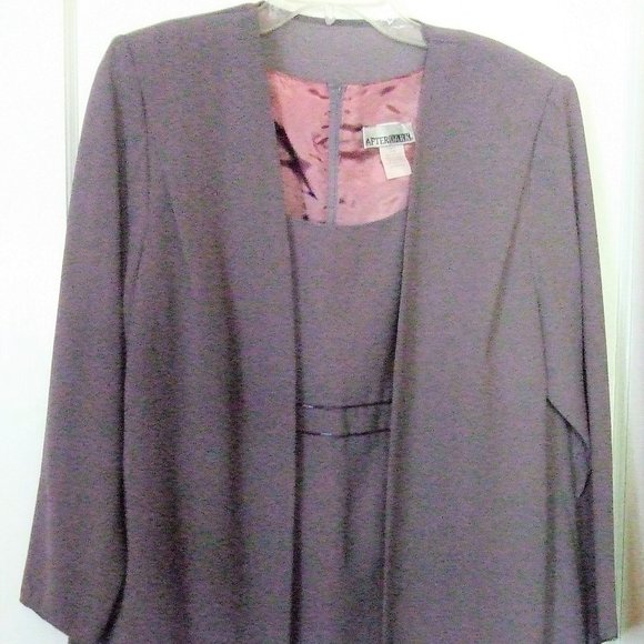 After Dark, Purple Mother of Bride Dress & Jacket - Picture 1 of 4